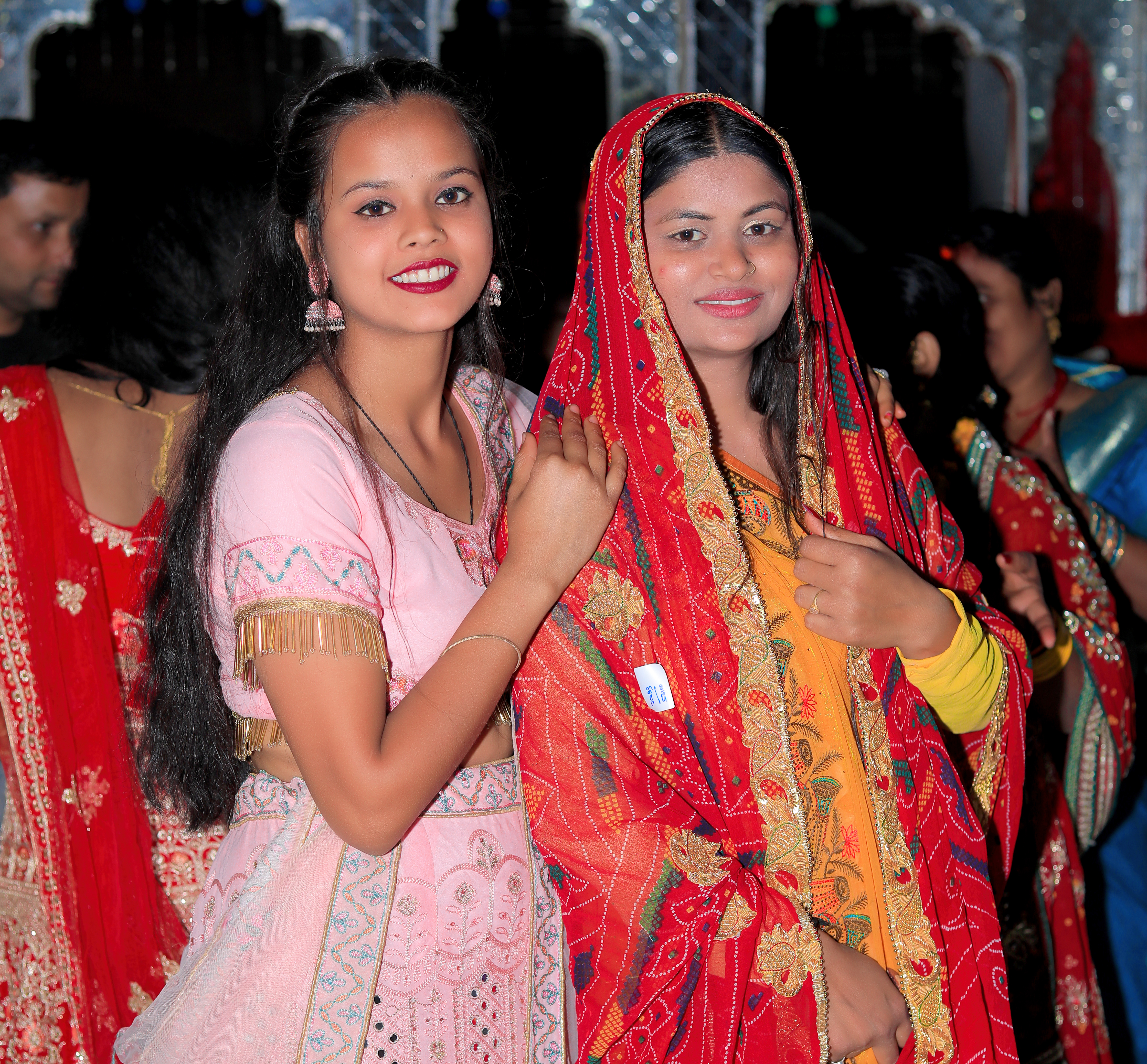 A macintosh on a yellow background.