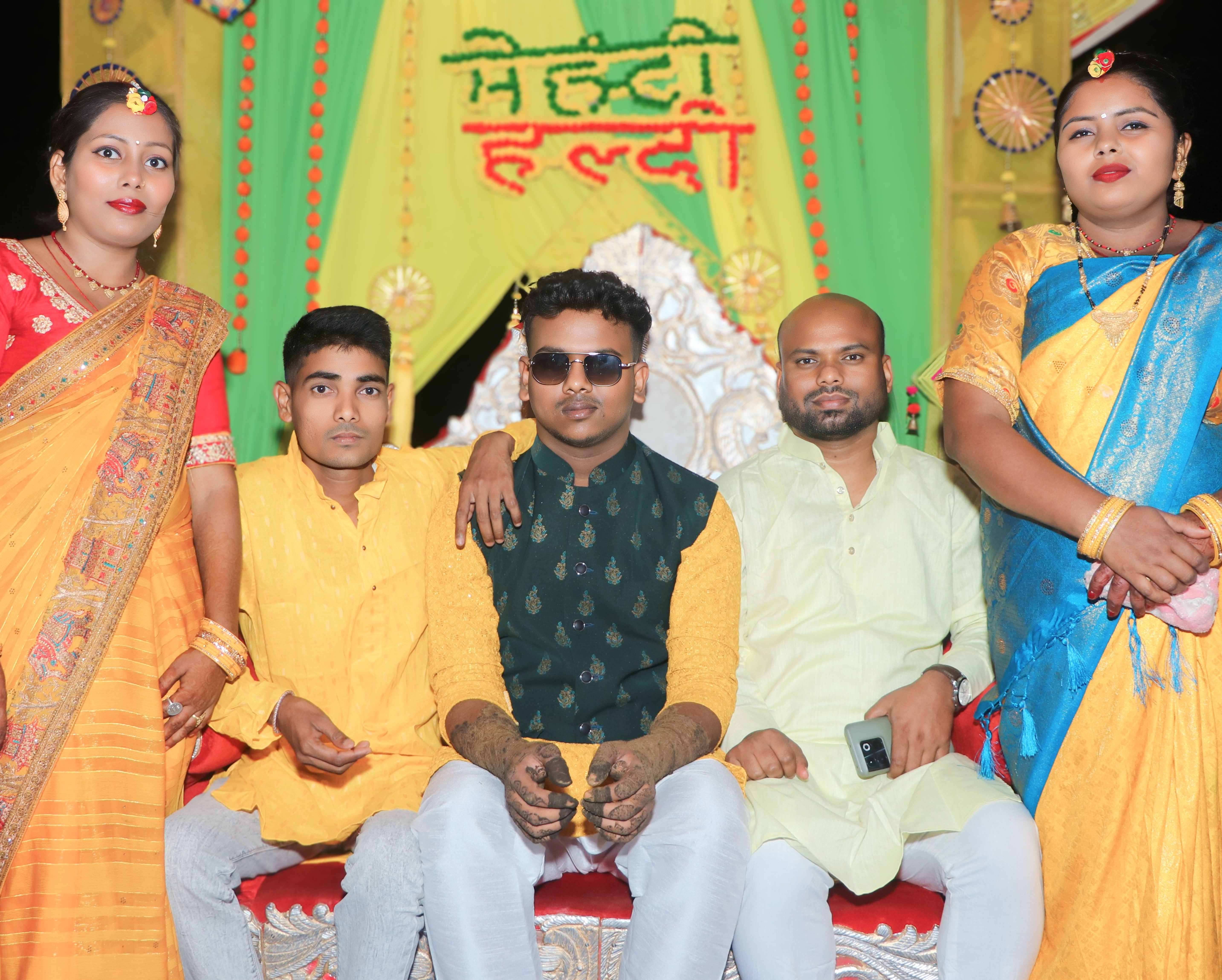 On a Blue background, a Wacom and a mouse.