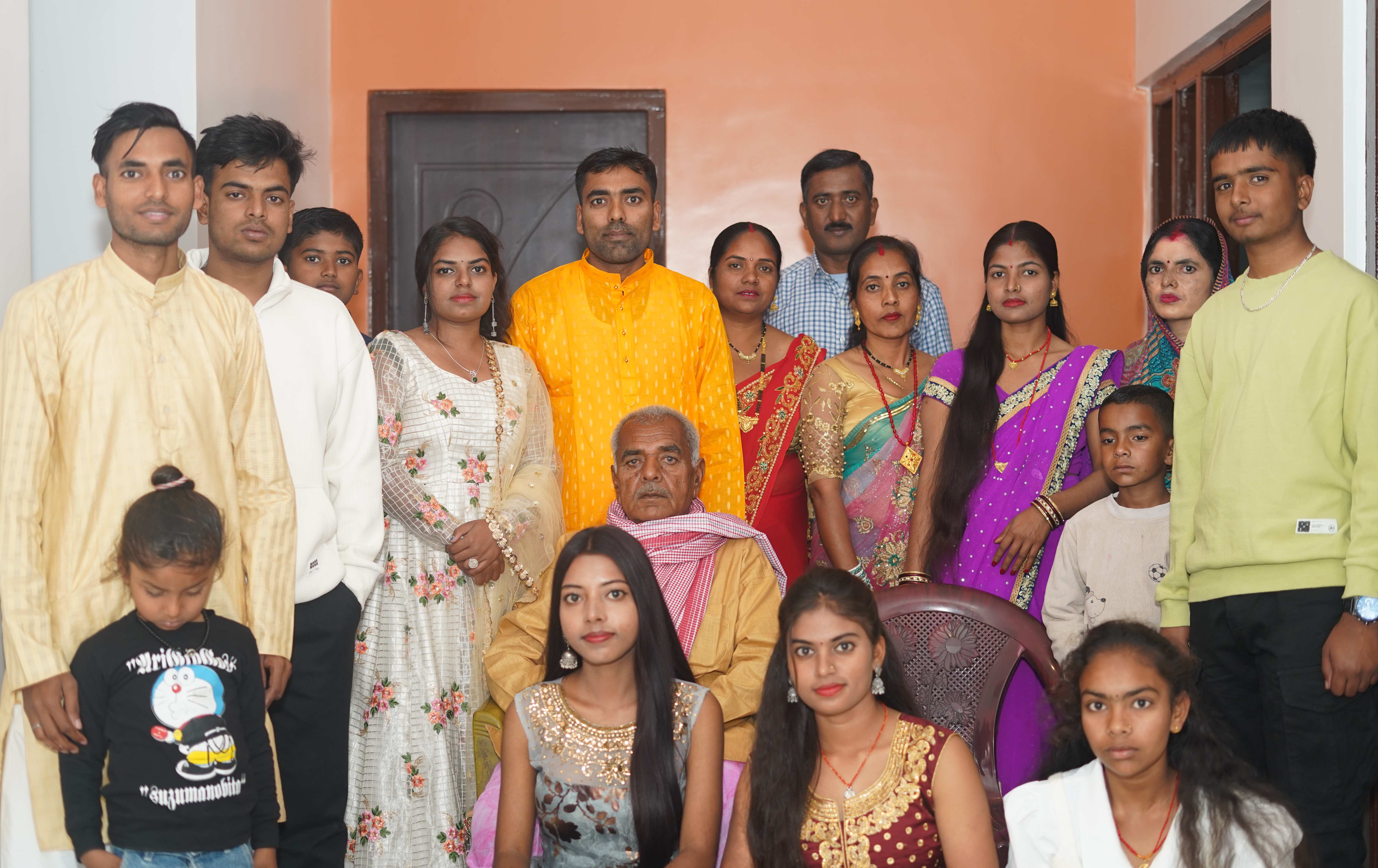 On a dark liver background, Airport luggage car carrying a luggage.